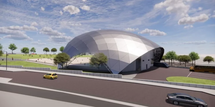 Ilustración arquitectónica del nuevo anfiteatro con capacidad para 5.000 personas que se está construyendo en la ciudad sureña de Sderot. (Municipio de Sderot)