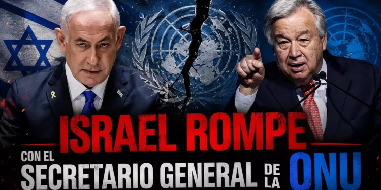 Israel rompe con la oficina del secretario general de la ONU