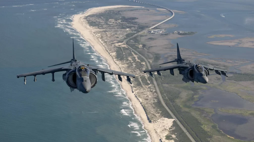 El Cuerpo de Marines de EE. UU. despide al AV-8B Harrier II