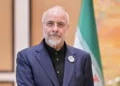 El presidente del Parlamento iraní, Mohammad Bagher Ghalibaf, en Islamabad (Pakistán), el 11 de abril de 2026. (Oficina del primer ministro de Pakistán a través de AP)