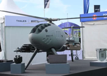 Schiebel y Thales presentan un CAMCOPTER S-301 armado