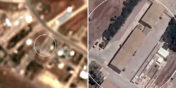 Imágenes satelitales: daños en base aérea israelí atacada por Irán