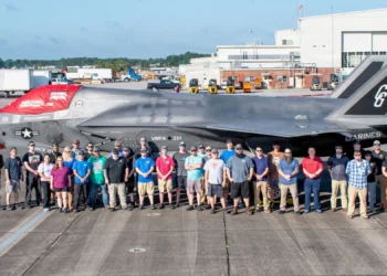 Primer F-35B recibe la actualización TR-3