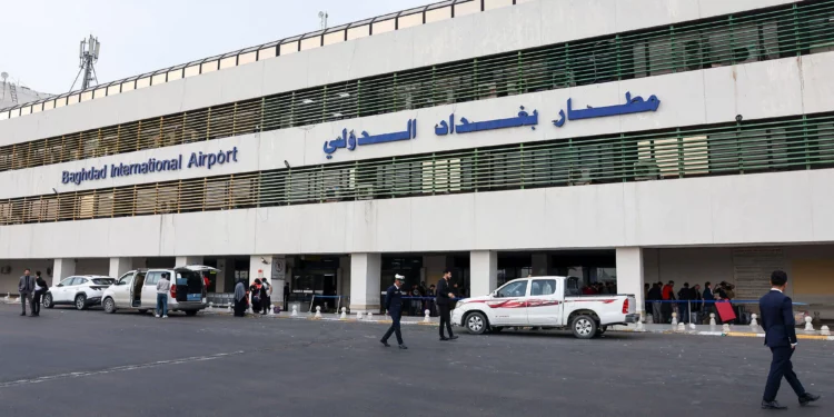 En esta imagen se ve una terminal del aeropuerto de Bagdad el 20 de febrero de 2025. (AHMAD AL-RUBAYE / AFP)