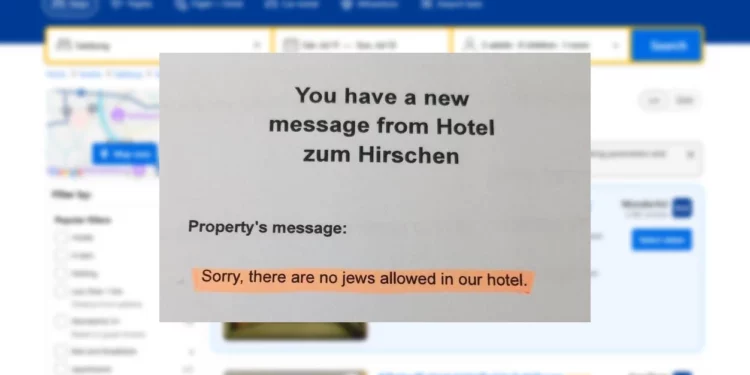 “No se admiten judíos”: Hotel alemán niega reserva a israelíes