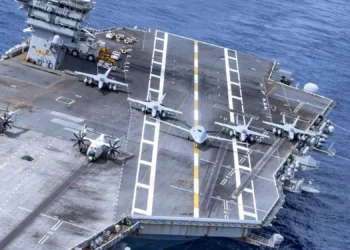 El MQ-25 Stingray aparece embarcado en el USS Nimitz