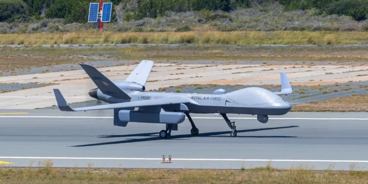 Protector RG1 de la RAF aparece con módulo SIGINT Outdragon