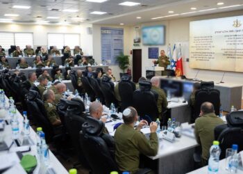 El jefe del Estado Mayor de las Fuerzas de Defensa de Israel, el teniente general Eyal Zamir, lleva a cabo una evaluación estratégica el 29 de junio de 2026. (Fuerzas de Defensa de Israel)