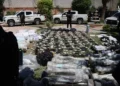 Armas destinadas a Hezbolá en el Líbano que fueron incautadas por las autoridades sirias el 16 de julio de 2026. (SANA)