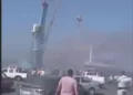 Un dron causa explosión en el puerto egipcio de Damietta