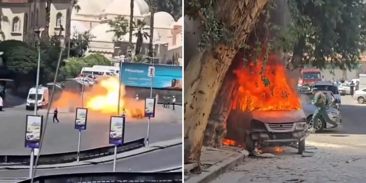 Explosiones sacuden Damasco durante la visita de Macron a Siria