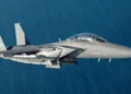 Un F-15K Slam Eagle. (Crédito de la imagen: ROKAF)