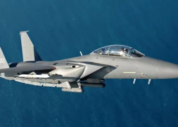 Un F-15K Slam Eagle. (Crédito de la imagen: ROKAF)