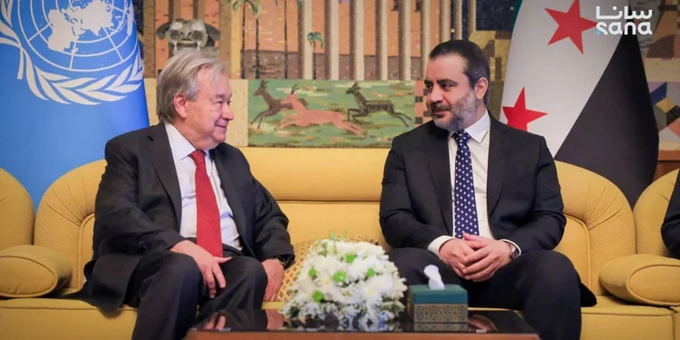 Guterres pide a la comunidad internacional que apoye a Siria