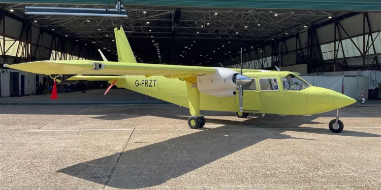 Britten-Norman prepara para pruebas el primer Islander británico desde 1968