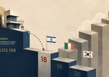 Israel cae al puesto 18 en riqueza personal media pese al aumento de millonarios
