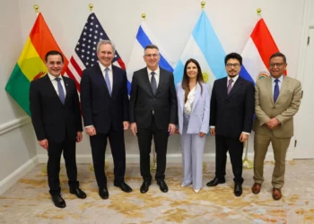 El ministro de Asuntos Exteriores de Israel, Gideon Sa'ar, se reunió durante la noche con sus homólogos de Argentina, Bolivia y Paraguay