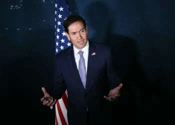 El secretario de Estado estadounidense, Marco Rubio, habla durante una rueda de prensa al margen de la reunión de ministros de Asuntos Exteriores de la Asociación de Naciones del Sudeste Asiático (ASEAN) en Pasay, Metro Manila, Filipinas, el 22 de julio de 2026. (Brendan Smialowski/Foto de la piscina vía AP)