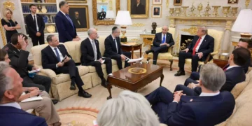 Netanyahu mostró a Trump un mapa para defender la presencia israelí en Siria