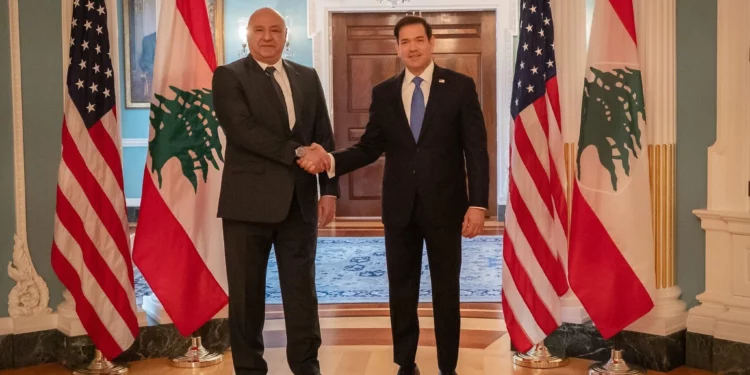 Rubio elogia los esfuerzos del presidente del Líbano para desarmar a Hezbolá