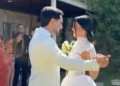 Exrehén y su novia se casaron en una ceremonia llena de simbolismo