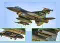 Cazas F-16 de EE. UU. configurados para atacar defensas antiaéreas