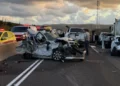 Una mujer muere y seis resultan heridos en un choque en la Ruta 2