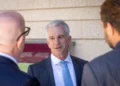 El exdirector del Mossad, David Barnea, asiste a un evento en la residencia presidencial en Jerusalén, el 14 de junio de 2026. (Chaim Goldberg/Flash90