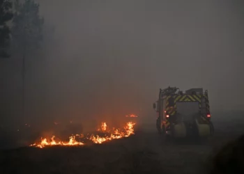 Los bomberos frenan el avance del mayor incendio en Francia en 70 años