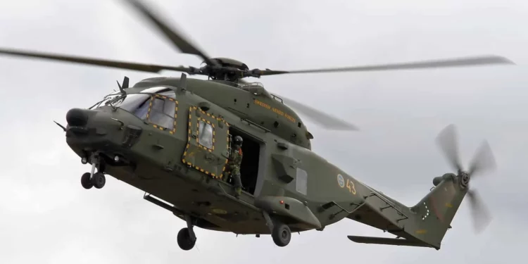 Suecia comenzará a retirar sus helicópteros NH90 TTH en 2027