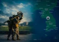 Las fuerzas estadounidenses reforzaron las defensas contra drones en la base aérea de Osan, en Corea del Sur, integrando equipos de Avenger y Stinger para hacer frente a las amenazas de vehículos no tripulados que vuelan a baja altura cerca de la frontera con Corea del Norte (Fuente de la imagen: Cuerpo de Marines de EE. UU. / Apple Maps / Editado por Army Recognition Group)