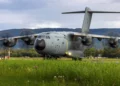 A400M Atlas C1 de la Real Fuerza Aérea británica, avión de transporte estratégico y táctico capaz de operar desde pistas cortas y semipreparadas.