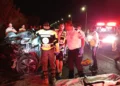 Accidente de tránsito en la ruta 762 cerca de Rechasim