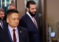 El presidente de Siria, Ahmed al-Sharaa, llega a la sede de la ONU antes de la 81.ª sesión de la Asamblea General, el 22 de septiembre de 2026.