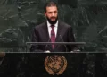El presidente de Siria, Ahmed al-Sharaa, habla durante la 81.ª sesión de la Asamblea General de la ONU el 23 de septiembre de 2026.