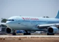 Un avión de Air Canada en el aeropuerto Ben Gurion el 22 de julio de 2019.