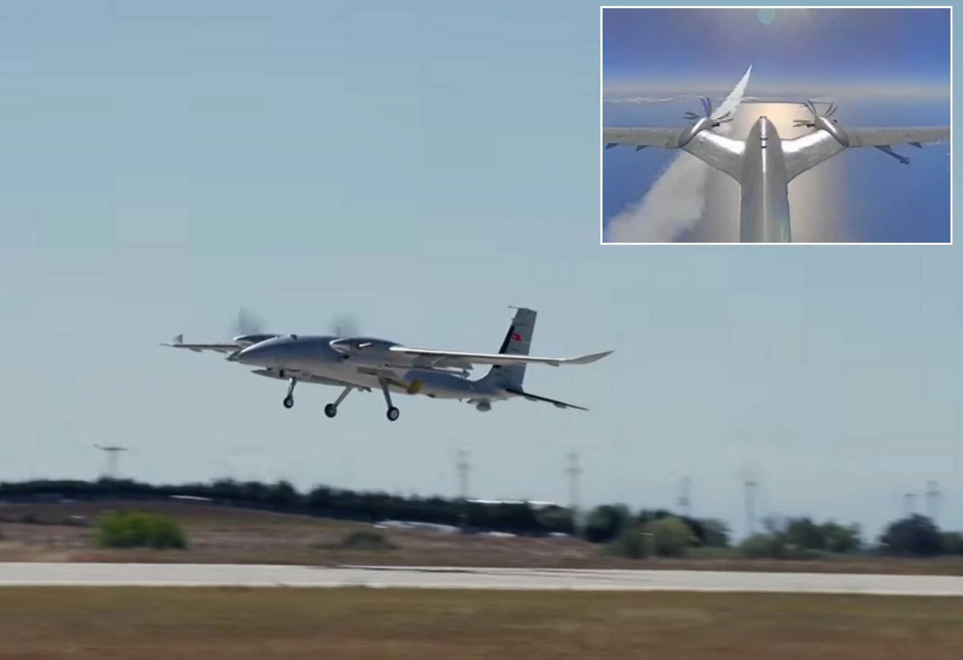 AKINCI alcanza un blanco naval a más de 250 km con el misil UAV-300
