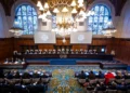 La Corte Internacional de Justicia dicta medidas provisionales en el caso presentado por Sudáfrica contra Israel, 26 de enero de 2024.