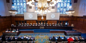 La Corte Internacional de Justicia dicta medidas provisionales en el caso presentado por Sudáfrica contra Israel, 26 de enero de 2024.