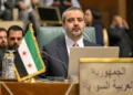 Syria's interim foreign minister Asaad Shaibani attends a meeting of the Council of Arab Foreign Ministers at the Arab League headquarters in central Cairo on September 7, 2026.