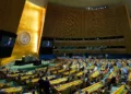 El presidente del Consejo Europeo, Antonio Costa, habla durante la 81.ª sesión de la Asamblea General de la ONU el 24 de septiembre de 2026.