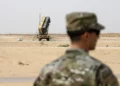 Sistemas de defensa estadounidenses durante un ataque con misiles