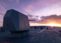 Cañón naval Mk 45 de la Royal Australian Navy incluido en el contrato de mantenimiento y renovación de BAE Systems Australia.