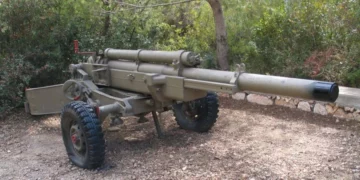 Batería de artillería Natran 474 durante la guerra de Yom Kipur