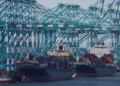 Buques portacontenedores atracados en el puerto de Tanjung Pelepas, en Gelang Patah, Malasia, el 29 de junio de 2026.