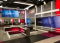 Estudio de Canal 12 en Israel
