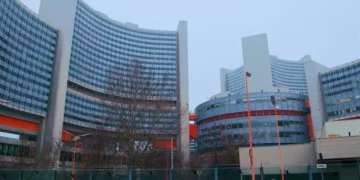 Centro Internacional de Viena, donde se encuentran las oficinas del OIEA