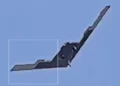 WZ-X visto sobre China con la configuración de sus alas visible desde tierra