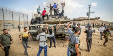 Gazan terrorists who infiltrated Israeli territory on October 7, 2023