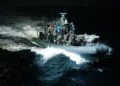 A joint drill between the IDF’s elite Shayetet 13 navy commandos and US Army Special Forces